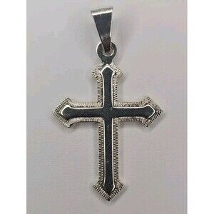 Silver 925 Holy Cross Crucifex Charm Pendant